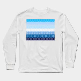 Spirograph Patterned Gay Male Flag Long Sleeve T-Shirt